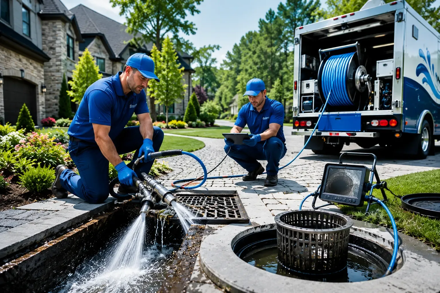 Local outdoor drain cleaning professionals in Matthews, GA